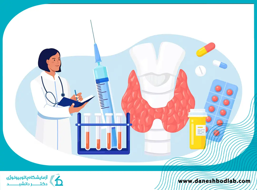 آزمایش تیروئید TSH ،T4 ،T3 و نمونه‌برداری سوزنی FNA